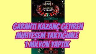 RULET | BU TAKTİK ADAMI ZENGİN EDER MUHTEŞEM ! #rulet #casino