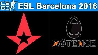 Astralis vs. x6tence [Map 1 BO1] ESL Barcelona CS:GO Invitational