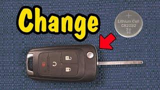 How to Change the Battery in a Flip Keyless Entry Remote (Key Fob for Buick and Chevy 2010 to 2022)