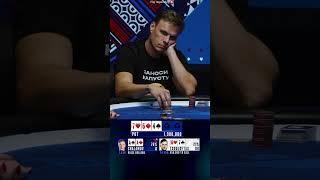 Тяжелое решение с тузами на финалке EPT Main Event #innerpsy #shorts #покер