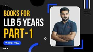 Books for LLB Part 1 || LLB 5 Years || The Law Channel