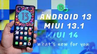 Official Android 13 MIUI 13.1 / MIUI 14 Hands ON | Android 13 Advanced Features on MIUI : First Look