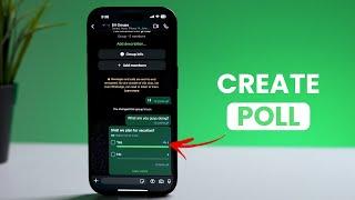 How to Create a Poll on WhatsApp?