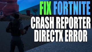 FORTNITE DIRECTX 12 CRASH FIX (AVOID HIGH FREQUENCY RAM)