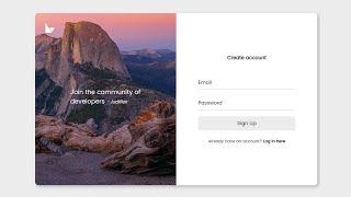 Responsive Animated Login Page Using Bootstrap 5, HTML and CSS