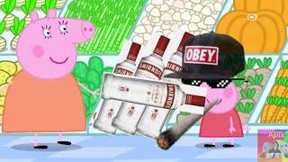 Slav Peppa Pig Buys Vodka|Apiix Slav [Made with Kinemaster]