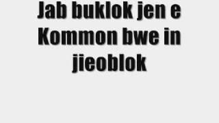 Marshallese Song: Marshallese Christian Song: Al in jar: Kommon Bwe In Jieoblok (lyrics)