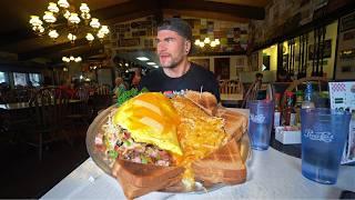 This FAMOUS $100 OMELETTE CHALLENGE APPARENTLY WEIGHS 12LBS (5.5KG) | Joel Hansen