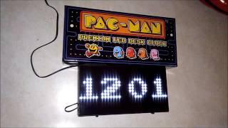 PAC MAN Premium LCD Desk Clock