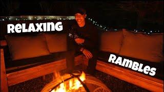 ASMR Cosy Whispered Ramble By The Firepit | SLEEP INDUCING (4K)