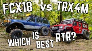 Which One Should YOU Buy? - FMS FCX18 vs Traxxas TRX4M Detailed Comparison