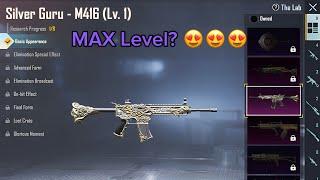 Testing Out NEW M416 SILVER GURU️MAX Level Upgrade ?  PART 2