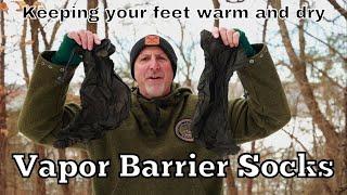 Vapor Barrier Socks / Warm and dry feet