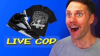 LIVE COP: AIR JORDAN 5 REIMAGINED & SOON CHICKEN & W'S SUPERBOWL SHIRT