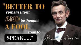 Abraham Lincoln - Quotes Are Really Life Changing | Powerful Quotes | Quotes Hub Line