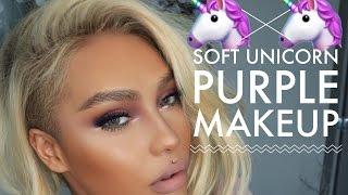 SOFT UNICORN PURPLE MAKEUP | SONJDRADELUXE