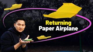 The Science of Flight: The Returning Paper Airplane