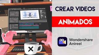 CREAR VIDEOS ANIMADOS ¡GRATIS & PROFESIONALES! con VOZ | Wondershare Anireel 2021