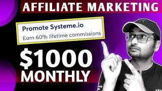 Most Easy Affiliate Marketing For Beginners | Earn Money Online | Systeme io