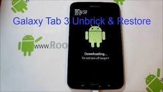 Samsung Galaxy Tab 3 7in Unbrick and restore