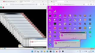 Windows 93 vs Windows 7 crazy error