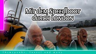 Mit dem Speedboot über die Themse | SOAKED Sightseeing in London | Thames RIB Experience