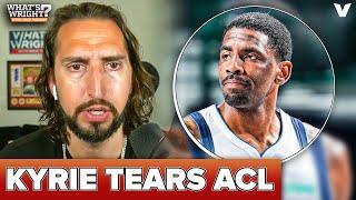 Nick Wright reacts to Kyrie Irving tearing ACL, Mavericks "disaster" after Luka Doncic-Lakers trade