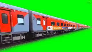 green screen|| train running||