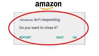 How to Fix  Amazon App isn't Responding error in Android & Ios Phone | SP SKYWARDS