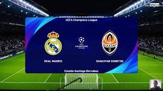 PES 2021 | Real Madrid vs Shakhtar Donetsk | UEFA Champions League UCL | Gameplay PC