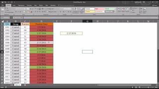 Formatting and Counting Dates Occurring Before or After a Specified Date