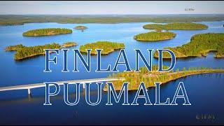 Finland From Air * Pistohiekka & Lietvedentie, Puumala 4K drone scenery