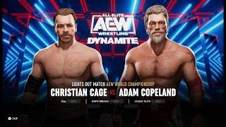 AEW Fight Forever - Christian Cage vs. Adam Copeland (PS4)