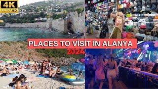Места для посещения в Алании в 2024 году! Аланья Анталия Турция отдых путешествие в Турцию 4k видео