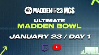 Madden 23 Ultimate Madden Bowl - Day 1 | Madden Championship Series