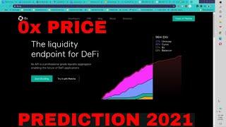 0x Crypto Coin Price Prediction ZRX Coin Crypto Token Price Prediction News Today