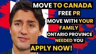 Move to Ontario Canada With Your Family Now | ONTARIO PROVINCIAL PERMANENT RESIDENCY 2024