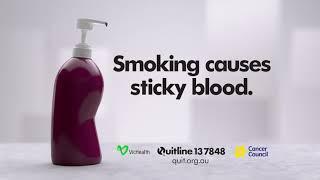 Smoking Causes Sticky Blood (30s)