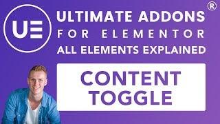 Ultimate Addons Elementor | Content Toggle