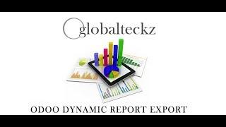 Odoo Dynamic Report Export