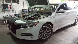 Honda accord 2020г двигатель цокает.