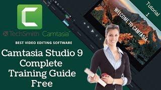 Camtasia Studio 9 Video Series-Complete Editing Guide Free for Beginners Tutorial 2