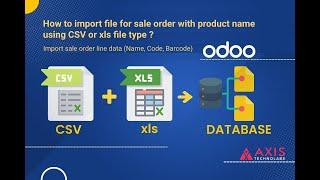 How to import sale order data in odoo with product name  using csv, xls file format ?