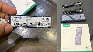 Kingston NV2 SSD Ugreen M.2 NVMe USB Enclosure || how to install || Ugreen M.2 NVMe unboxing