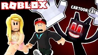 SPĘDZILIŚMY Całą Noc Z CARTOON CAT w Roblox!  | Vito i Bella