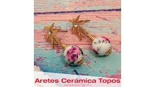 Aprende Cómo Hacer Aretes Cerámica Topo Hoja Rápido y Fácil - CAROL INSPIRE & CREATE