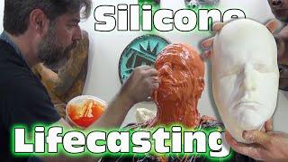 Silicone Face Cast With CopyCat Silicone