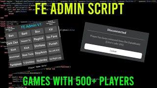 Roblox FE Admin Script  #roblox #script #exploit #arceusx