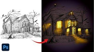 Create Stunning Glow Effects in Your Sketches with Photoshop