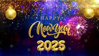 Happy new year 2025 Background | new year background | free video | #happynewyear #2025 #newyear